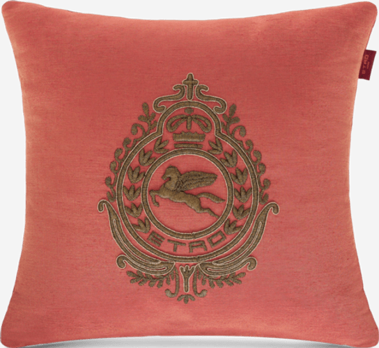 Cuscino Con Stemma Araldico, Rosso