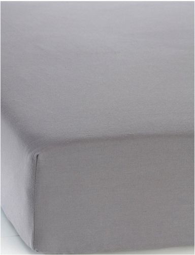 Lenzuolo da sotto in linone (Grigio) - bpc living bonprix collection