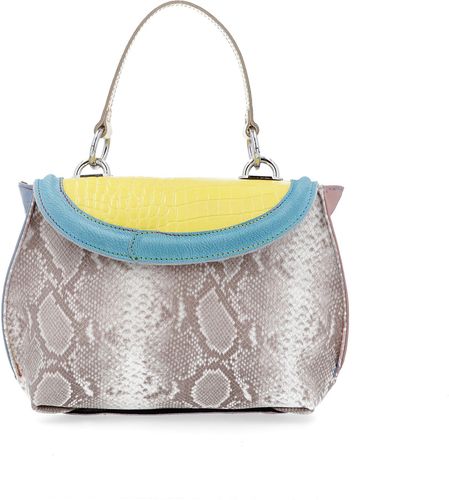 Kleo Borsa in pelle con patta e tracolla