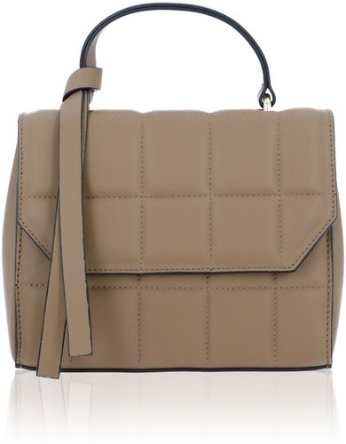 Borsa Leda in pelle trapuntata con tracolla removibile