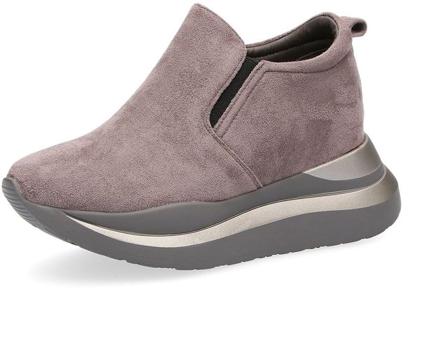 Slip on con inserti elastici e zeppa 6 cm