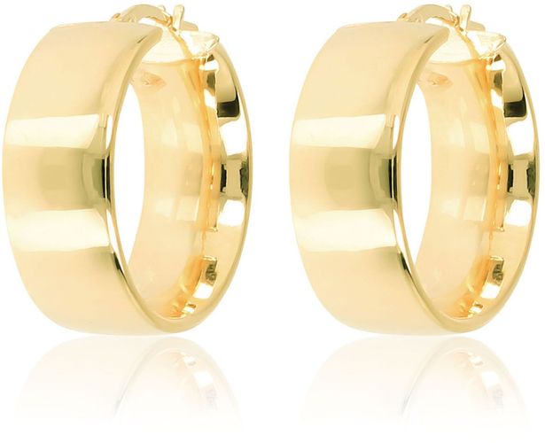 Orecchini a cerchio in argento 925 placcato oro
