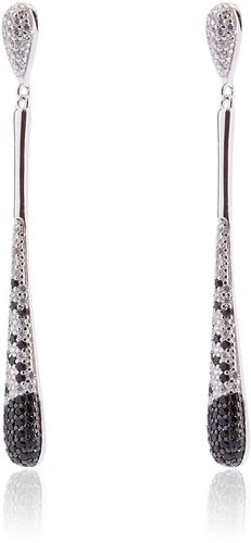 Black Edition Orecchini a goccia in argento 925
