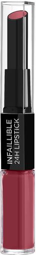 L'Oreal Paris Infallible Longwear 2 Step Lipstick 6ml (Various Shades) - 804 Metro Proof Rose