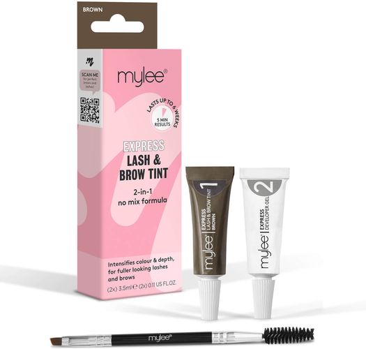 Express 2-in-1 Lash and Brow Tint 7ml (Various Shades) - Brown
