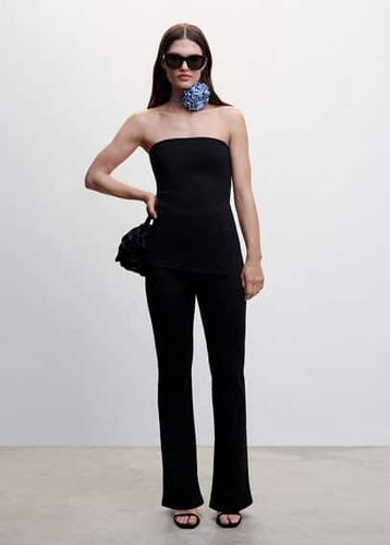 Pantaloni maglia scampanati