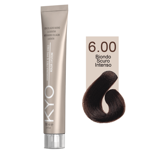 Ammonia Free e PPD Free Tinta Capelli - 6.00 Biondo Scuro Intenso