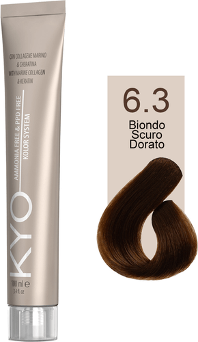 Ammonia Free e PPD Free Tinta Capelli - 6.3 Biondo Scuro Dorato