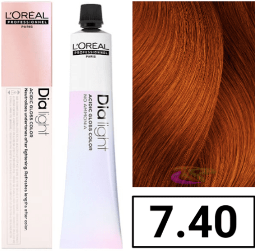 L'Oreal Dia Light Tintura - 7.40 Biondo Ramato Intenso