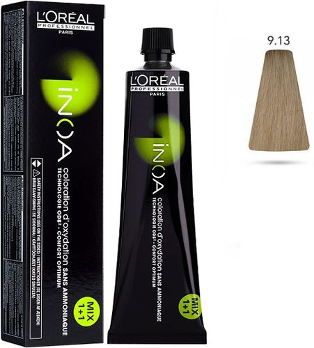 L'Oreal Inoa Tintura - 9.13 Biondo Chiarissimo Beige