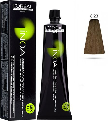L'Oreal Inoa Tinture - 8.23 Biondo Chiaro Irisèe Dorato