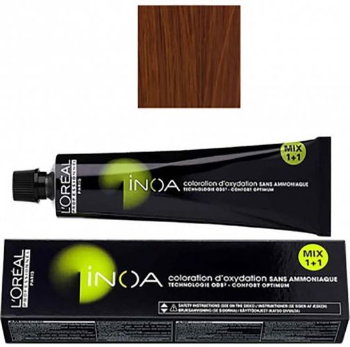 L'Oreal Inoa Tintura - 6.40 Biondo Scuro Rame Intenso