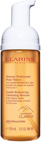 Mousse Nettoyante Peau Neuve Detergente Emolliente Rigenerante Illuminante 150 ml Clarins