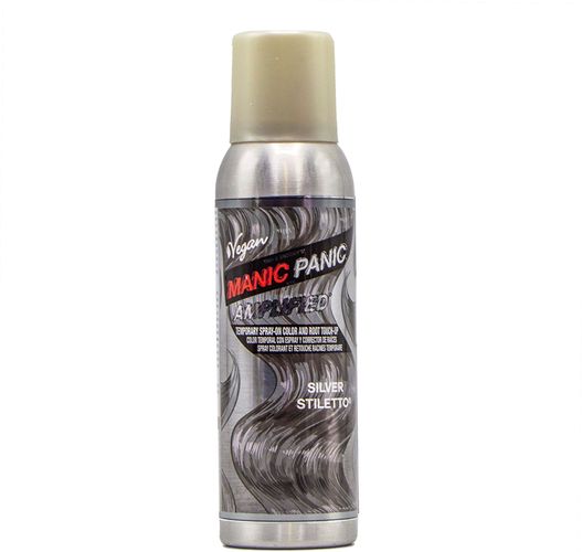 Amplified Temporary Spray Silver Stiletto Spray Colore Manic Panic