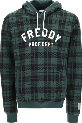 Felpa FREDDY TRAINING a fantasia tartan allover