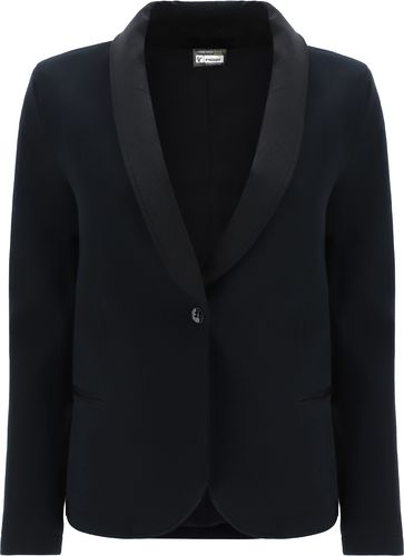 Giacca blazer colore nero con chiusura a un bottone